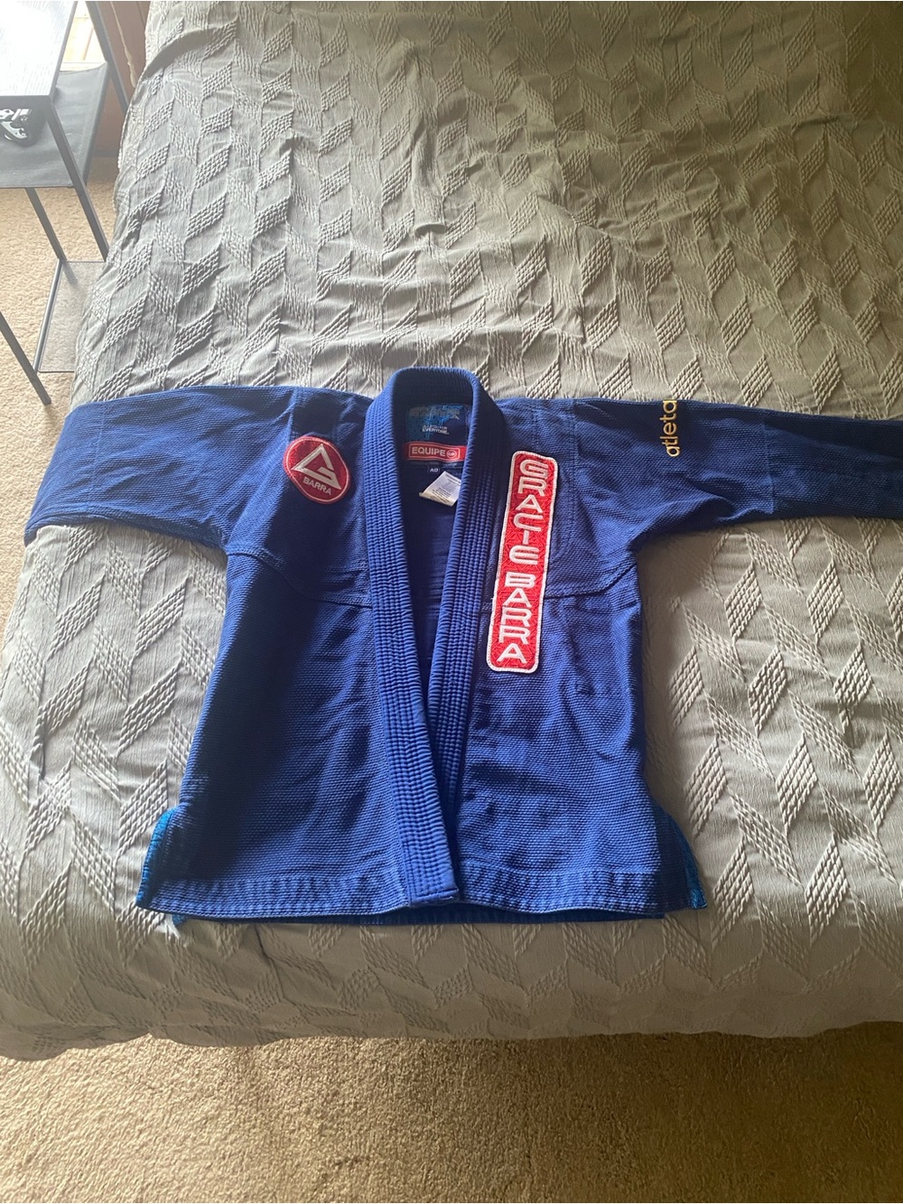 Gracie Barra Men's Blue Jiu-Jitsu Gi Jacket
